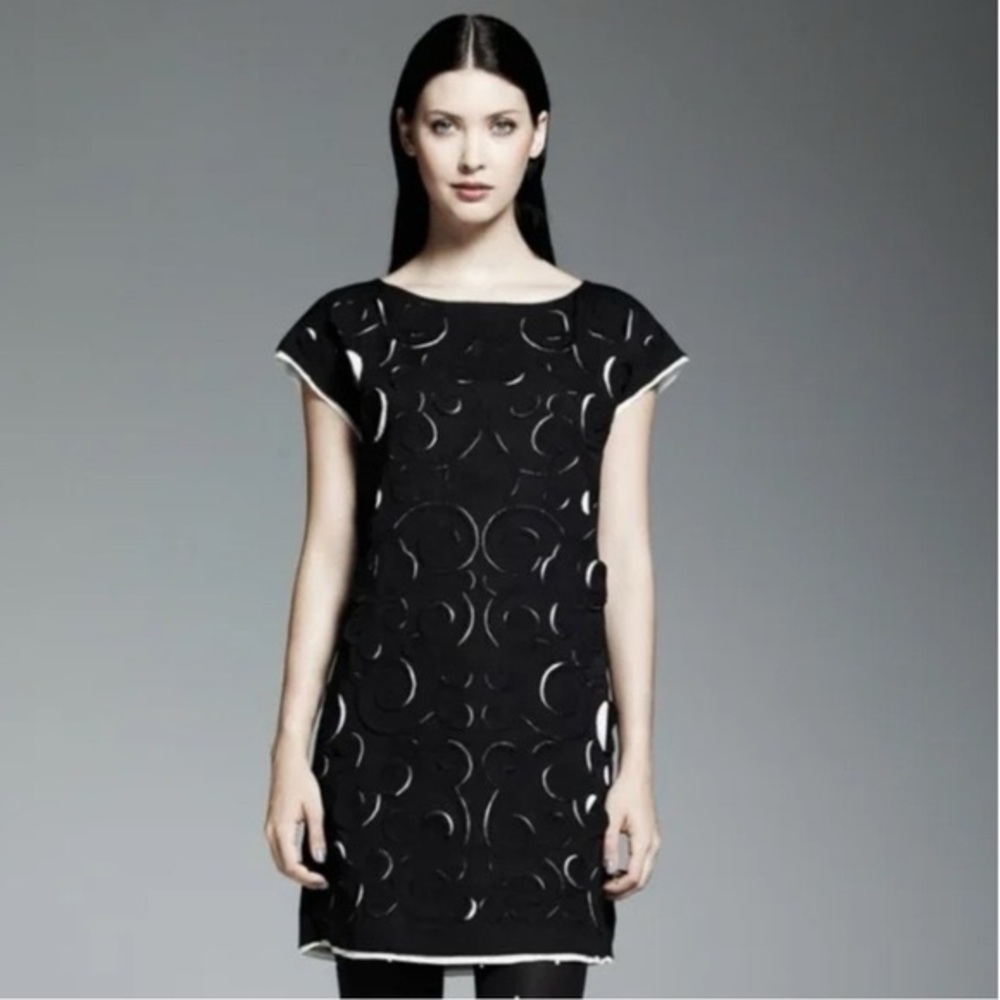 Catherine Malandrino Appliqué Shift Dress